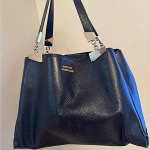Versace collection black tote bag
